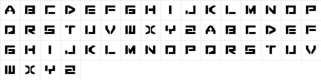 Kram espaciada espaciada font glyphpreview
