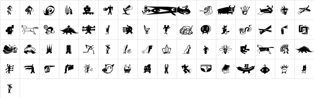 BigCheeseLight Regular font glyphpreview