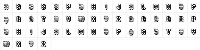 Furious Ride Spotty Regular font glyphpreview