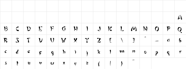 Suchow Demo Regular font glyphpreview