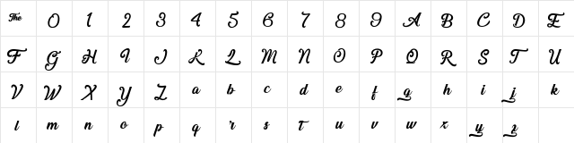 &Championship Regular font glyphpreview