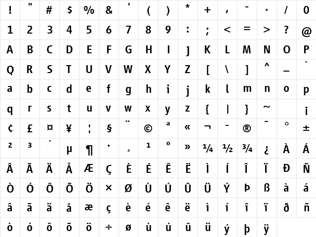 Vialog LT Com Medium font glyphpreview