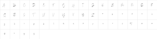 Drunkgun  ( Personal Use ) Regular font glyphpreview