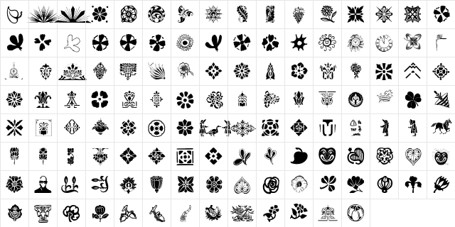 OldTypoPiecesOne Regular font glyphpreview