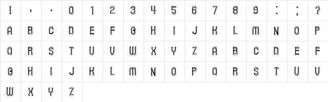Playback Regular font glyphpreview