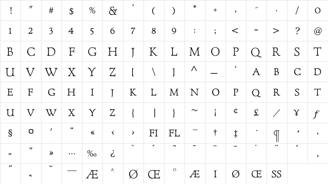 ForumTitlingMedium Regular font glyphpreview