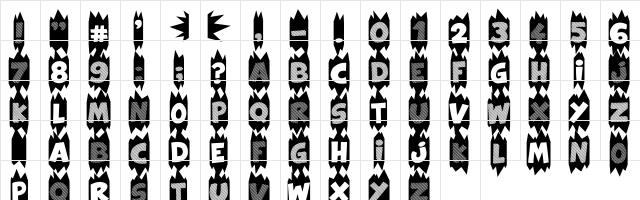 Extra Sales Regular font glyphpreview