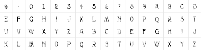 MultiformCapsHC Regular font glyphpreview