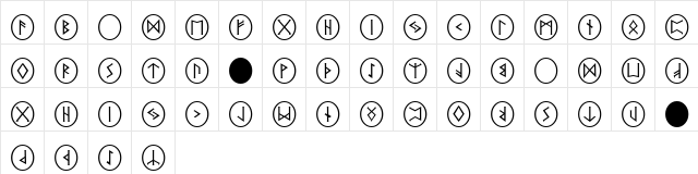 PR_Runestones_2 Normal font glyphpreview