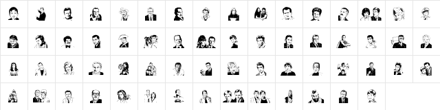 Quotidian Regular font glyphpreview