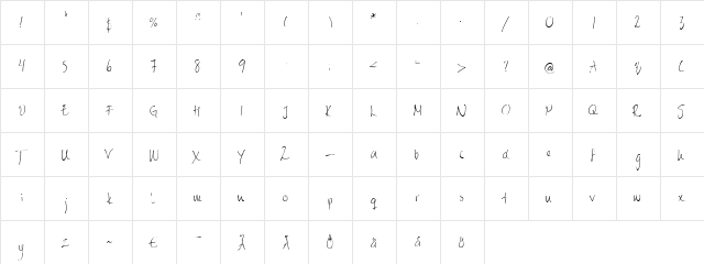 Ellifont Regular font glyphpreview