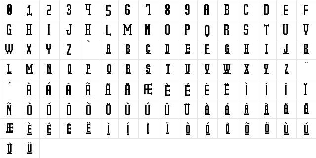 My Older Life St Regular font glyphpreview