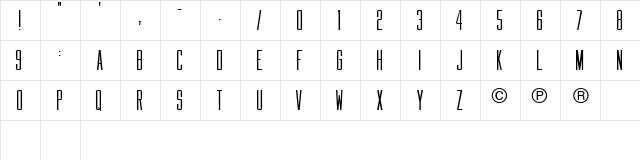Movies Regular font glyphpreview