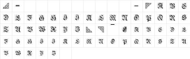 TopiaSCapsSSK Regular font glyphpreview