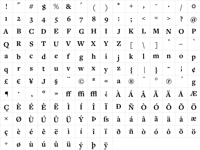 Freight Text Bold font glyphpreview