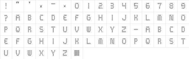 skully Regular font glyphpreview