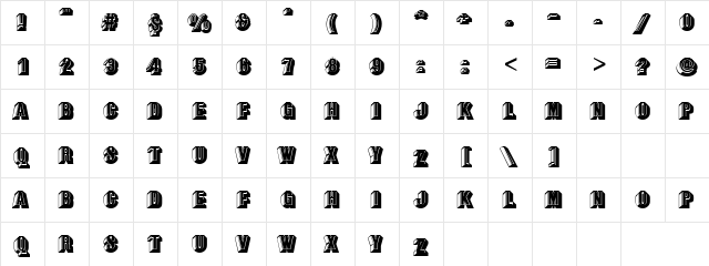FORT Regular font glyphpreview