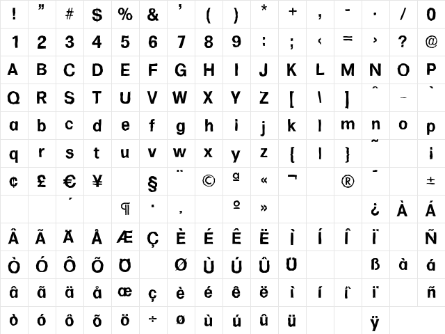 FormulaAntique Bold font glyphpreview