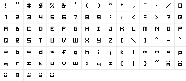 supermarket square font glyphpreview