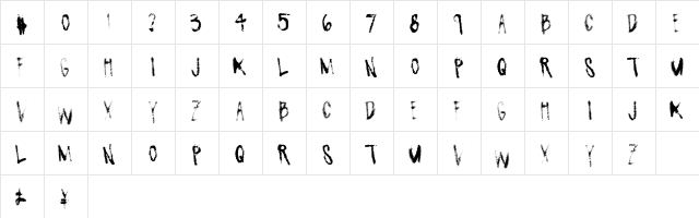FlavorMaker Regular font glyphpreview