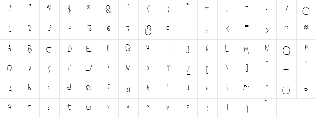 Two Turtle Doves Normal font glyphpreview