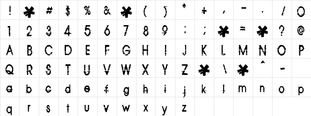 Speedster Regular font glyphpreview