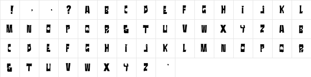 RATANEGRA RATANEGRA font glyphpreview
