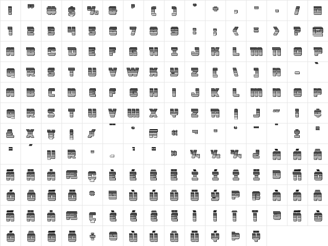 Victory Comics Chrome Regular font glyphpreview