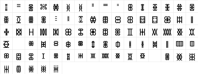Kwarthel Regular font glyphpreview