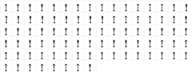 EmpireofLights AL font glyphpreview