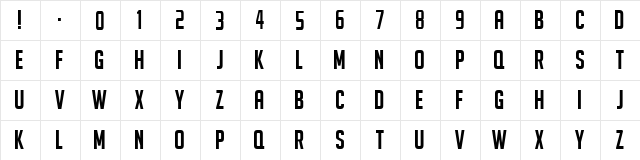 Under Armour Premier Regular font glyphpreview