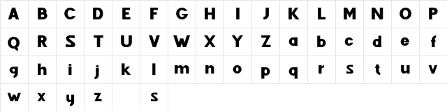 Fenord Free Regular font glyphpreview