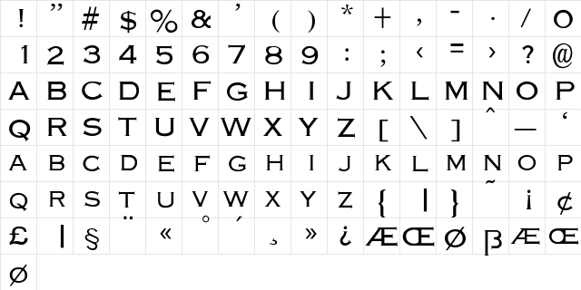 Endsaver-Light Regular font glyphpreview