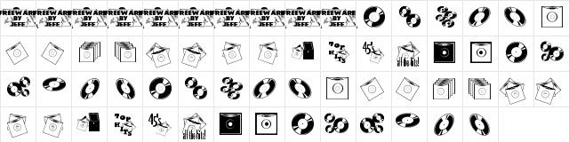 Top 40 JL Regular font glyphpreview