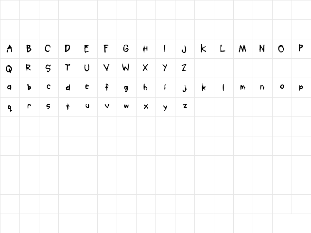 Mobster Regular font glyphpreview