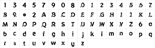 FP UnityRibbon LSF Regular font glyphpreview