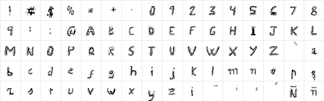 Uroboros Regular font glyphpreview