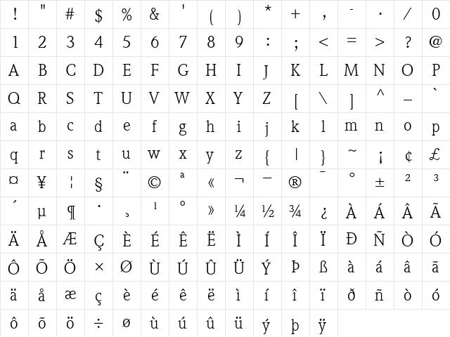 ITCWeidemann-Book Book font glyphpreview