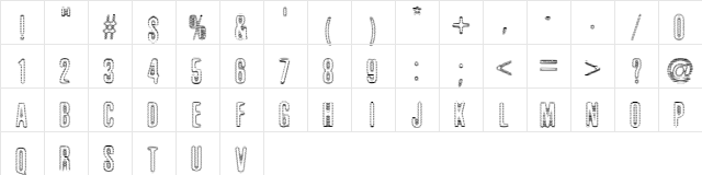 Brillo Regular font glyphpreview