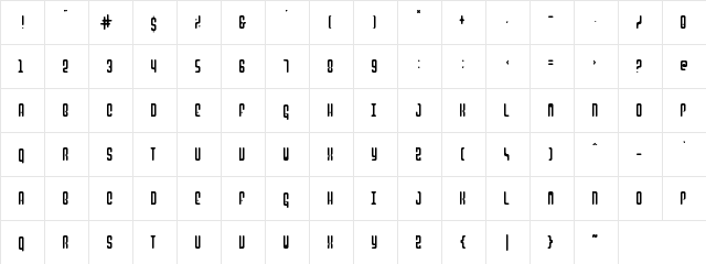 Roundeur Regular font glyphpreview