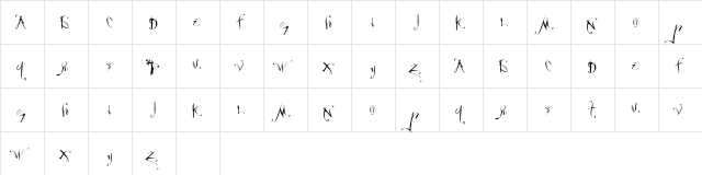 Velour Regular font glyphpreview