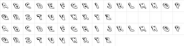 Dry Fish Regular font glyphpreview