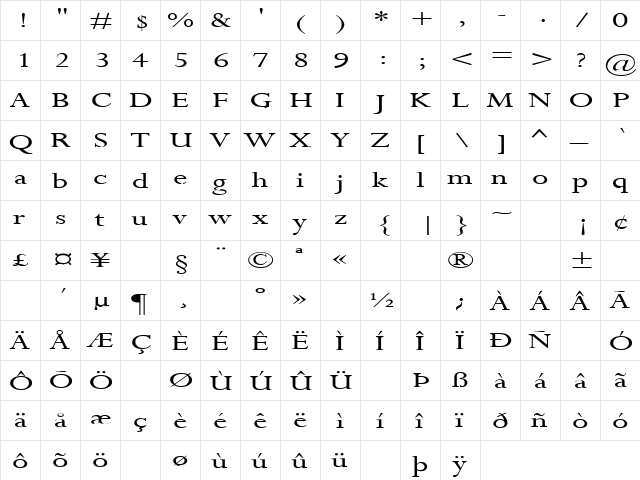 Sweet Emotion 3 Regular font glyphpreview