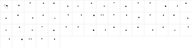 Semi Head Regular font glyphpreview