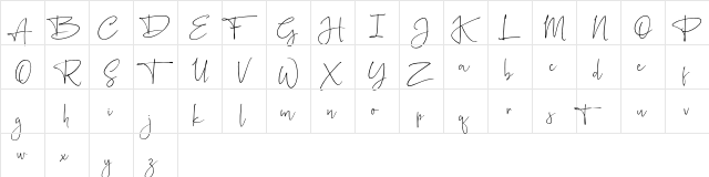 Silently FREE Regular font glyphpreview