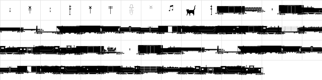 FreightIBM Regular font glyphpreview