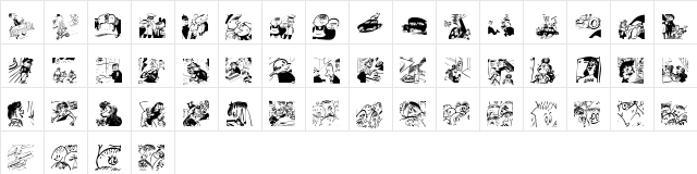 Menschenskinder Regular font glyphpreview