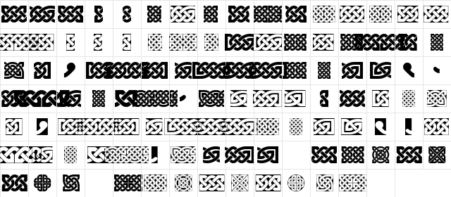 Figheadh Plain font glyphpreview