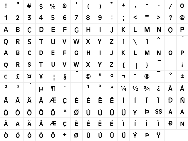 AntiqueOliDCDReg Regular font glyphpreview