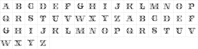 Fontanesi Regular font glyphpreview